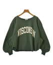 H used & vintage clothing アッシュユーズドアンドヴィンテージクロッシングスウェット レディース F 緑【中古】【古着】