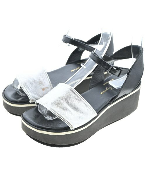 Robert Clergerie ロベールクレジュリーシューズ（その他） レディース 25cm シルバーx黒【中古】【古..