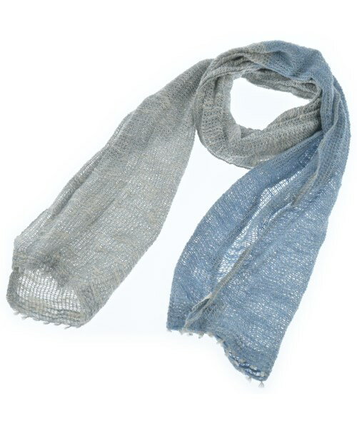 kobooriza コウボウオリザストール レディース - グレーx青x白(ミックス)【中古】【古着】