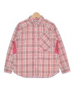 Marmot マーモットシャツ キッズ 140(11T-12T) 赤x青xオレンジ等(チェック)【中古】【古着】