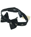 Polo Ralph Lauren ポロラルフローレンネクタイ メンズ - 黒x白(総柄)【中古】【古着】