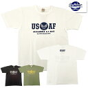 (レターパック1枚まで対応) 送料無料 通販 バズリクソンズ BUZZ RICKSONS BR79397 U.S.A.F Tシャツ ミリタリー コットン 半袖 プリント ヴィンテージ アメカジ 日本製 東洋