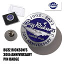 バズリクソンズ BUZZ RICKSONS ピンバッチ BR02746 30th ANNIVERSARY PIN BADGE 30周年 記念 限定 アンティークシルバーメッキ ミリタリー ヴィンテージ アメカジ 東洋エンタープライズ メンズ レディース プレゼント 小物 ラッピング可能 2023年 新作