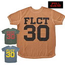 フルカウント FULL COUNT Tシャツ 5222PT-5 「FLCT 30」 半袖 プリント ロゴ ピグメント加工 フェード ナンバー カレッジ フラットシーム カットソー トップス インナー TEE ヘビーウェイト コットン メンズ アメカジ 日本製　春夏 新作