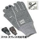 ケパニ 手袋 メンズ ケパニ Kepani スウェット 手袋 KP1610MP Saguaro-II Gloves タッチパネル スマホ タブレット 対応 手ぶくろ コットン 綿100％ グローブ 防寒 保温 裏起毛 スウェット アメカジ 日本製 プレゼント 小物 メンズ レディース ラッピング対応可能 国産