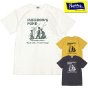 フェローズ Pherrow's Tシャツ 24S-PMT3 プリント 半袖 ロゴT 「PHERROW'S POND」 PMTボディ 国産 丸胴 ボディ TEE コットン 綿100％ アメカジ ヴィンテージ メンズ レディース 国産 2024年 春夏 新作