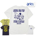 ステュディオ・ダルチザン STUDIO D'ARTISAN Tシャツ 8105A プリント Tシャツ 半袖 TEE USA コットン カットソー ホワイト ライトグリーン ネイビー アメカジ バイカー メンズ 日本製 2023年 新作 春夏