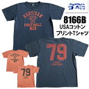 (追跡可能メール便 1枚まで) STUDIO D'ARTISAN ステュディオダルチザン Tシャツ 8166B コットン プリント 半袖 TEE USAコットン カットソー 日本製 アメカジ メンズ