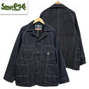 シュガーケーン　SUGAR　CANE　インディゴストライプワークコート　ジャケット　SC14596　8oz　INDIGO　STRIPE　WORK　COAT　フィクションロマンス　FICTION　ROMANCE　アメカジ