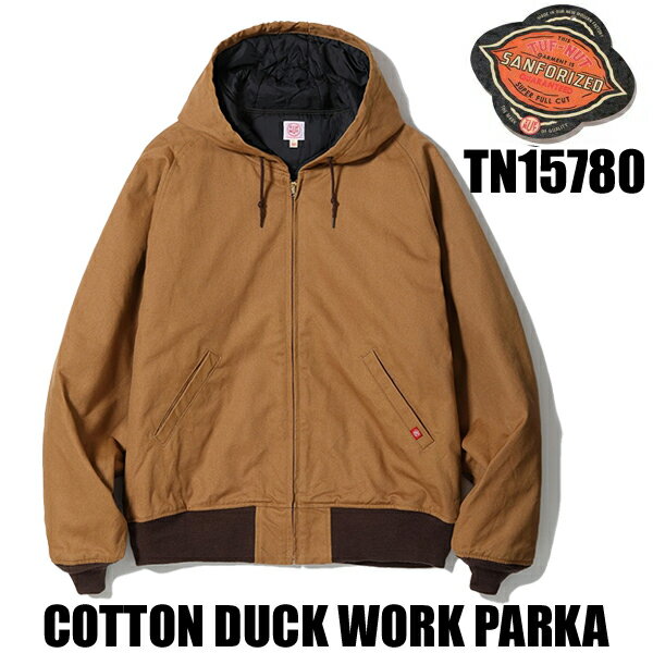 タフナッツ TUF-NUT TN15780 ワークパーカ COTTON DUCK WORK PARKA 実名復刻 硫化染め 耐久性 12.5oz ..