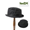 シュガーケーン SUGAR CANE ポークパイハット SC02466 帽子 10oz デニム PORKPIE HAT ハット 小物 アメカジヴィンテージ ワーク アメカジ 定番 プレゼント ラッピング可能 ブラック ネイビー メンズ 定番 ロングセラー 東洋エンタープライズ