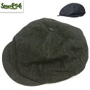 シュガーケーン SUGAR CANE デニム アップルジャック キャップ SC02705 10oz. DENIM APPLEJACK CAP 帽子 メンズ キャスケット デニム ブラックデニム プレゼント ラッピング対応可能