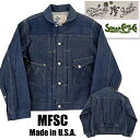 送料無料 通販 SUGAR CANE×MISTER FREEDOMのコラボレーション、米国製デニムジャケットが入荷。デッドストックの12.75オンスのコーンミルズ社製オーガニックデニム使用の特別モデル。