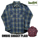 送料無料 通販 シュガーケーン SUGAR CANE ネルシャツ SC29204 OMBRE CHECK SHIRT オンブレチェック シャギーチェック ワークシャツ 長袖 綿 コットン ヴィンテージ アメカジ メンズ 東洋