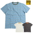 送料無料 通販 トロフィークロージング TROPHY CLOTHING Tシャツ TR24SS-209 マルチボーダー Tシャツ Multi Border S/S Tee 半袖 アメカジ ムラ糸 バイカー プリント 日本製 メンズ