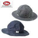 UES　ウエス　82MH　ミリタリーハット　デニム　ヒッコリー　インディゴ　帽子　HAT