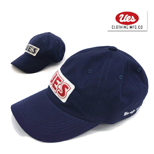 ues ウエス 限定 インディゴ キャップ 82IC-O 数量限定 Limited Edition 完全受注生産 帽子 CAP ベースボールキャップ ロゴ ワッペン 綿 コットン 小物 プレゼント ラッピング対応可能 日本製 メンズ アメカジ 2023年