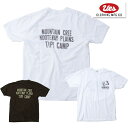 UES ウエス Tシャツ 652309 「TIPI CAMP」 カットソー プリント ロゴ 半袖 TEE インディアン キャンプ オーガニックコットン 天竺 バイオ加工 ヴィンテージ アメカジ メンズ レディース 綿100% ホワイト チャコールブラック 定番 2023年春夏 新作