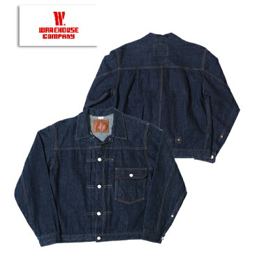 WAREHOUSE　ウエアハウス　DD-2001(T　BACK　STYLE)　DENIM　JACKET　1st　MODEL　ファースト　Gジャン　デニムジャケット　インディゴ　ヴィンテージ　Tバック　ワンウォッシュ　DUCK　DIGGER