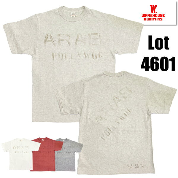 �������ϥ��� WAREHOUSE T����� Lot 4601 ARAB Ⱦµ ξ�� ���ƥ󥷥� �ץ��ȥ��åȥ��� TEE ����ɥ��ܡ����� ���� ̤���� ��...