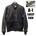 送料無料 通販 Y'2 LEATHER ワイツーレザー タンナーと長年に渡る開発の末に完成した新素材のSHEEP SKINを使用した「A-1」が完成しました。