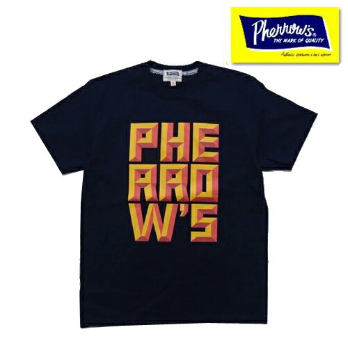 　　Pherrow's　フェローズ　18S-PT11　「PHERROW'S」　カタログ未掲載　盛夏　Tシャツ　半袖　プリント　TEE　アメカジ