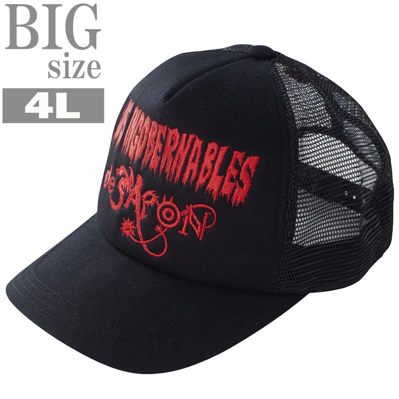 キャップ 新日本プロレス 大きいサイズ メンズ 帽子 ロゴ刺繍 LIJ クロス プリント デザイン CR061024-02