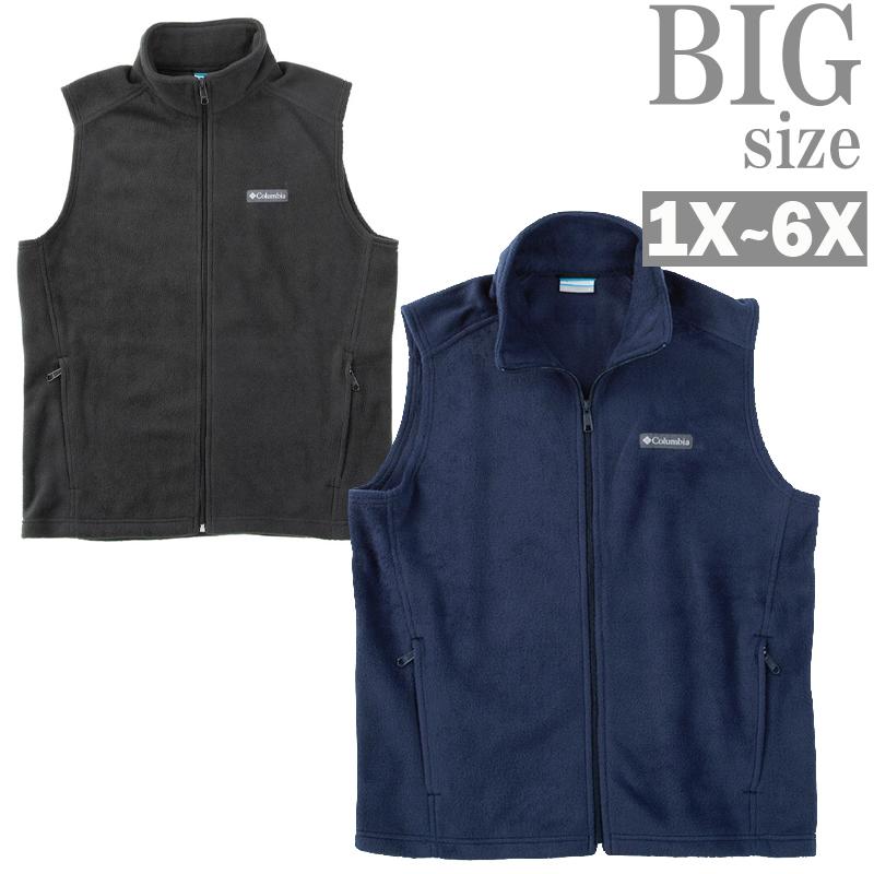 Rakuten - フリースベスト Columbia 大きいサイズ メンズ スティーンズ マウンテン REGULAR FIT C071002-05