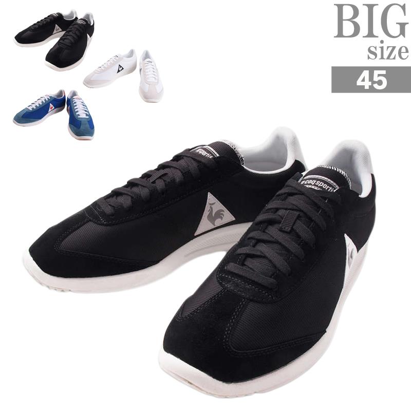 スニーカー 大きいサイズ メンズ クオーツエイル 45サイズ LE COQ ルコック シューズ C020128-08