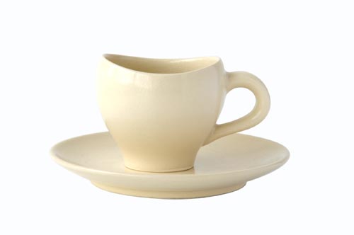 薩摩焼 LEN コーヒーカップ＆ソーサー/白【鹿児島】【薩摩焼】のサムネイル