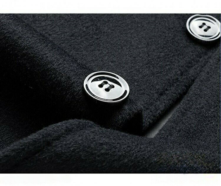 ハヤブサ1の冬 秋冬 暖かい メンズ ロング ビジネス ジャケット ビジネスコートメンズファッション コート｜アングル2