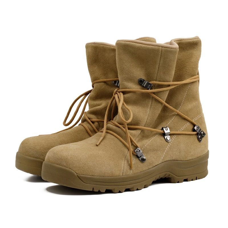 牛革 メンズ スエード 高級感 ブーツ ミリタリ ワークブーツ