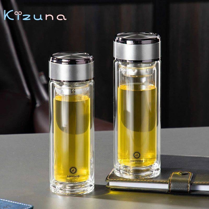 Other - 550ml トラベル 350ml ポータブル ボトル タンブラー 茶こし付きタンブラー ボトル バッグ ティー 耐熱ガラス ティー ハーブ ガラス 水筒 300ml ルース ティーボトル フラワー ウォーター 二重構造 マグ ディフューザー ティー
