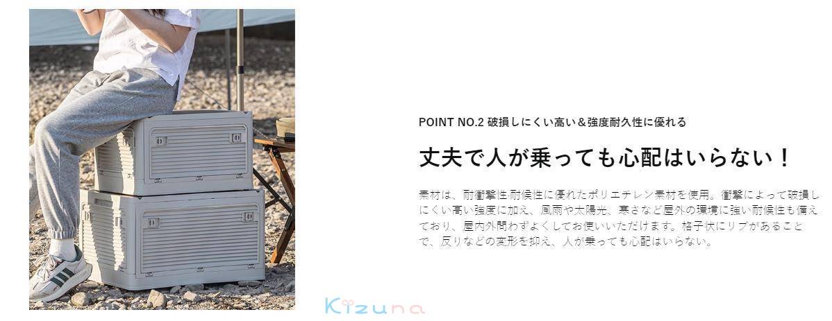 収納ボックス 折りたたみ 大容量 木製の蓋付き アウトドア 全方向から取り出せる 防塵 防カビ 組立簡単 キャスター付き キャンプ おしゃれ 収納ケース 無臭 押し入れ 屋外用 収納箱 コンテナ ボックス 強い耐荷重 家庭用 厚み オフィス用 折り畳み 車用 防湿 raihu-10090059 ハヤブサ1 サンプル画像3