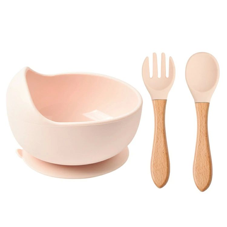 子供食 3点セット ベビー食器 シリコンボウル 電子レンジ対応 ひっくり返らない 食...