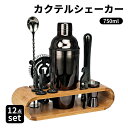 カクテルセットバ セット バーテンダー シェイカー カクテル 業務用750ml 12点セット ステンレス シェーカー カクテルシェーカー