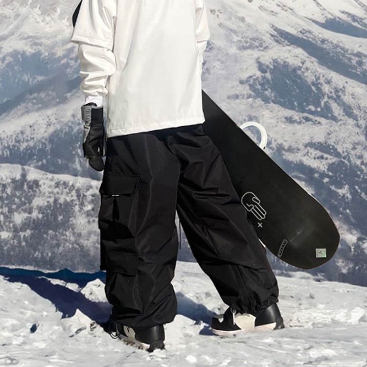 撥水 スノーパンツ パンツ レディース メンズ ボードウェア 単品 スノーボードウェア ワイドパンツ スノボウェア 軽量 防寒 保温 裏起毛 裏起毛 スノーボード スキー 耐水 スノボー スキーウェア スノーウェア ロングパンツ 厚手 裏ボア ビッグシルエット