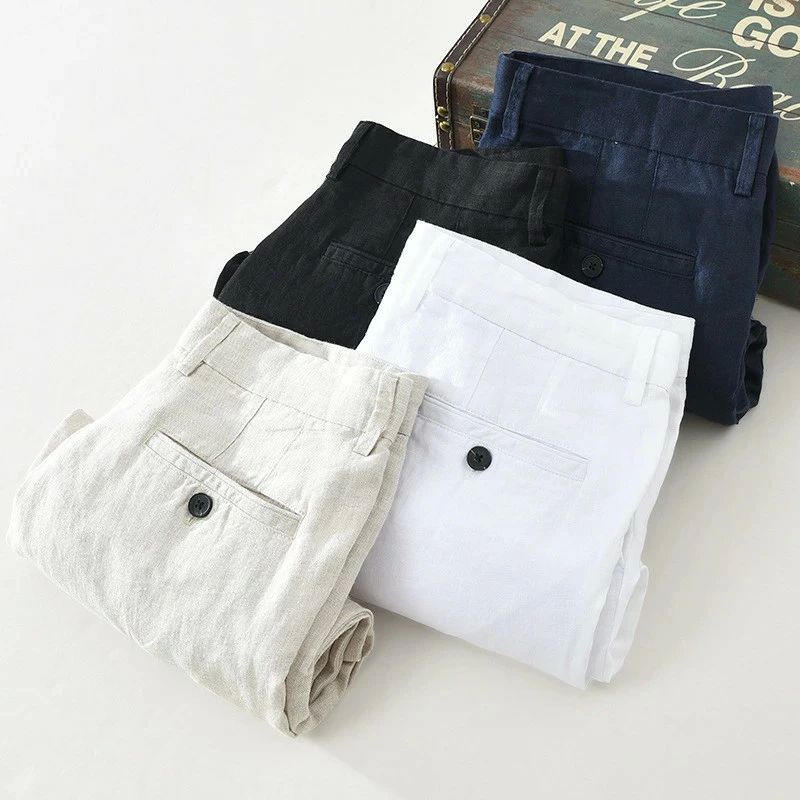 か ファッション ゆったり風パンツ 速乾 大きいサイズ ワイドパンツ サルエルパンツ カジュアル 綿麻 無地 ズボン メンズ パンツ