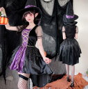 コスチューム 2点セット レディース コスプレ Halloween ヴァンパイア ワンピース 帽子 悪魔 仮装 コスプレ巫女ハロウィン仮装