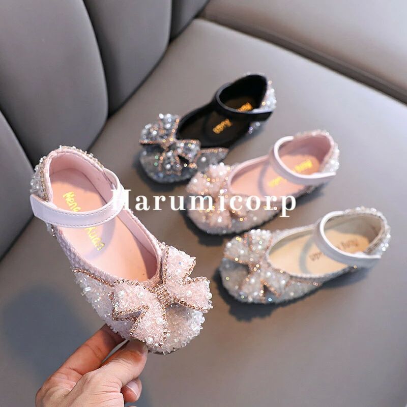 可愛 入学式 カジュアル 子供 パンプス フラット 靴結婚式お姫様 ジュニア キッズ シューズ ピアノ発表会 女の子 フォーマル