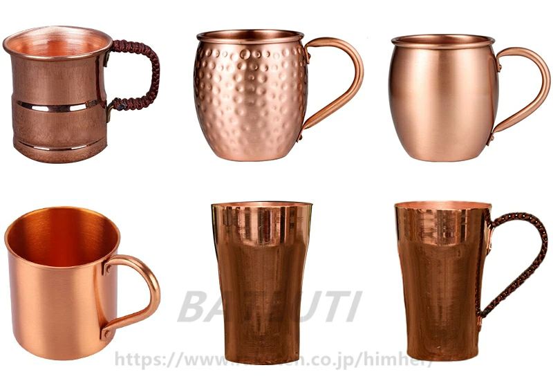 純銅茶碗 飲み物 アイスコーヒー 水 ビール 飲料 銅食器アクセサリー