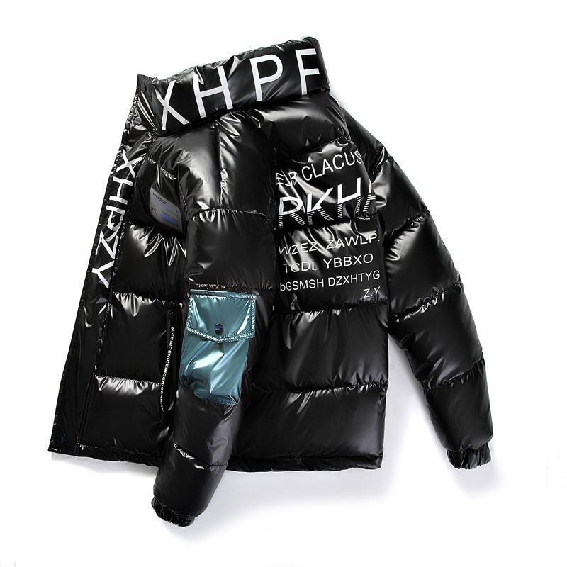 M~4XL 大きいサイズ カジュアル 秋冬 極暖 中綿ジャケット 韓国ファッション 人気 体型カバー ピカピカ ショート丈 40代 メンズ ダウンジャケット 時間限定!