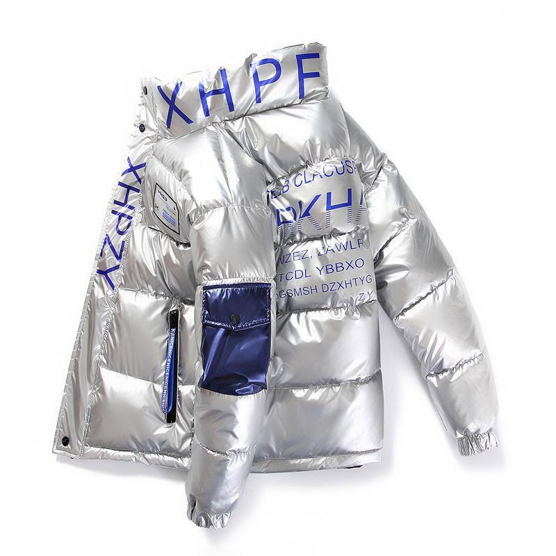 M~4XL 大きいサイズ カジュアル 秋冬 極暖 中綿ジャケット 韓国ファッション 人気 体型カバー ピカピカ ショート丈 40代 メンズ ダウンジャケット 時間限定!