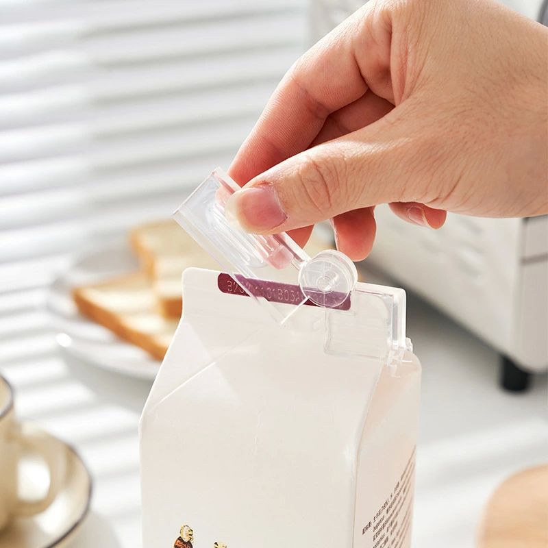 透明 クリア パック牛乳用クリップ 4個入り