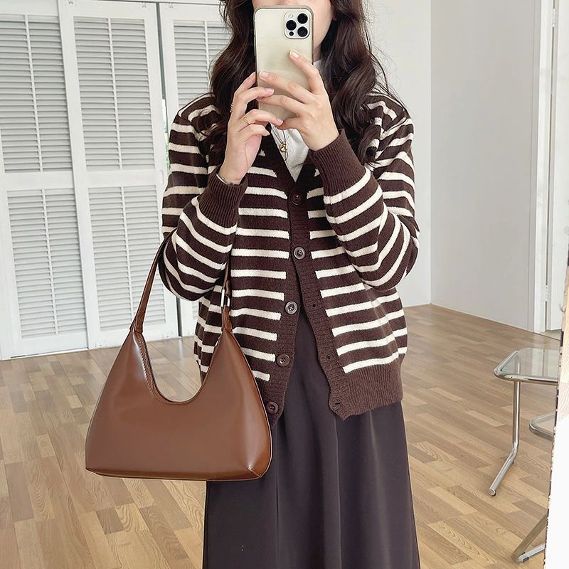 トートバッグ ブラウン マルチスタイル おしゃれ