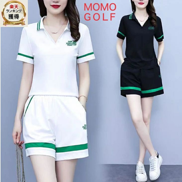 ゴルフウエア セットアップ ショートパン ス半袖シャ ツーピース