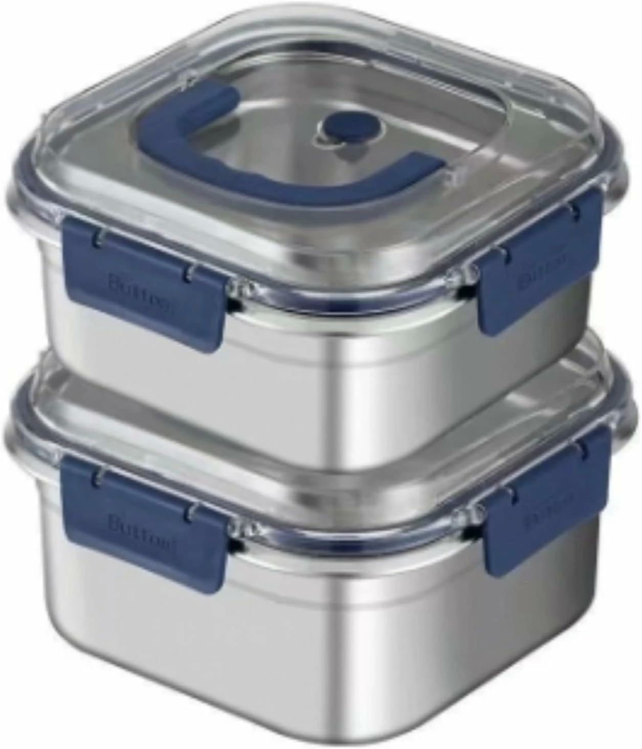 工場直販のステンレス製の食品保存容器、家庭用の密封式収納容器、手提げ式のピクニック用フルーツボックス、冷蔵庫用収納ボック(3)