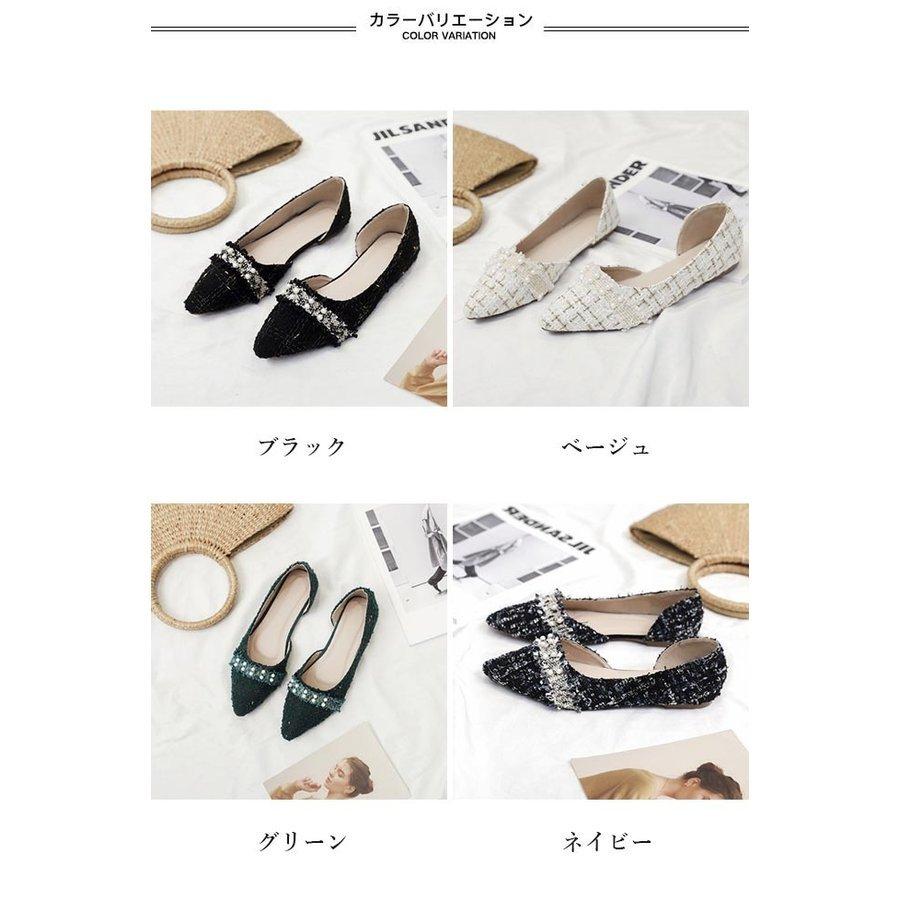 ハヤブサ1のポインテッドトゥレディースゥパンプスパール靴 痛くないパンプスシューズオフィスポインテッドト｜アングル2