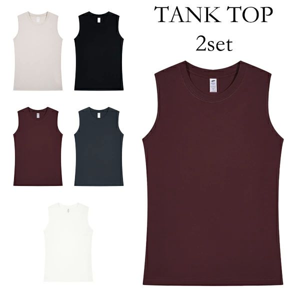 トップス ランニング 運動会 登山 ダイエット 筋肉 袖なし トレーニング ジム メンズ Tシャツ 運動ウェア タンクトップ 綿100％