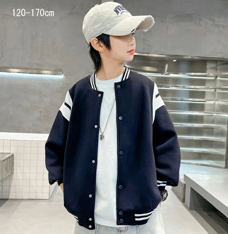 130 120 110 カーディガン ジーンズ キッズ 野球ウェア 韓国子供服 トップス 男の子 カジュアル ナチュ..